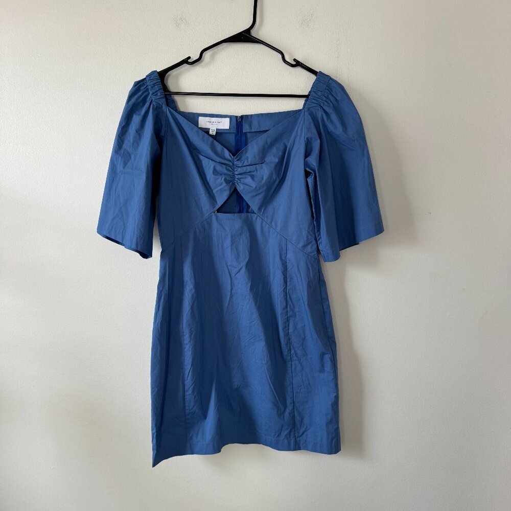 Equipment Femme Paxton Dress in Bright Cobalt